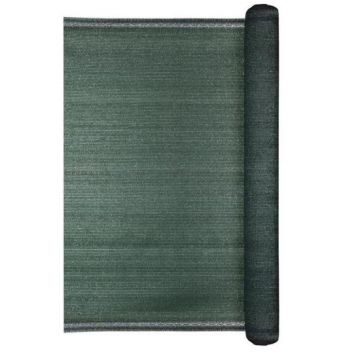Plasa de umbrire, HDPE, 230 g/mp, grad de umbrire 95%, verde, 10x1.5 m