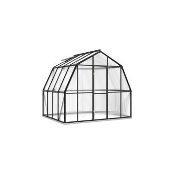Sera cu cadru de baza, antracit,2.82x 2.28,6,43 MP, aluminiu