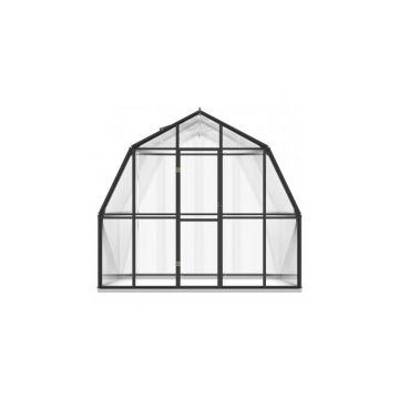 Sera cu cadru de baza, antracit, 3,3 m², aluminiu