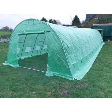 Solar de gradina 4x8 m, teava galvanizata - Corturi24